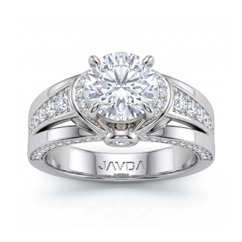  diamond Ring 14k Gold White