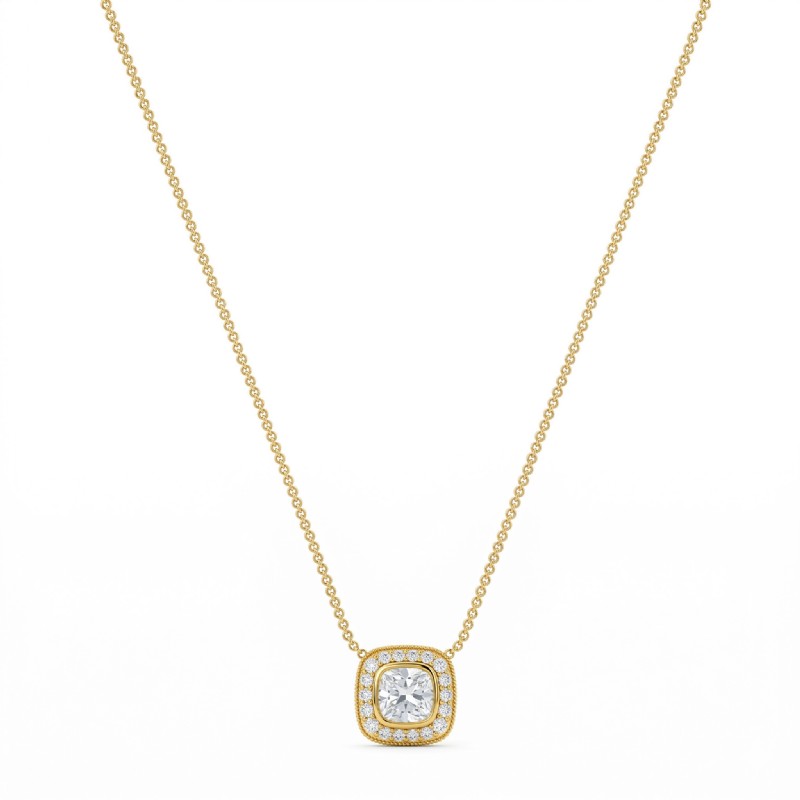  diamond Pendant 18k Gold Yellow