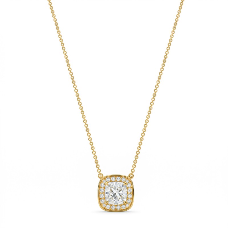  diamond Pendant 18k Gold Yellow