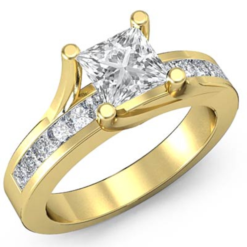  diamond Ring 14k Gold Yellow