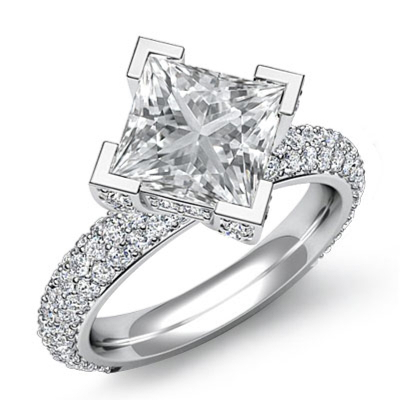  diamond Ring 14k Gold White