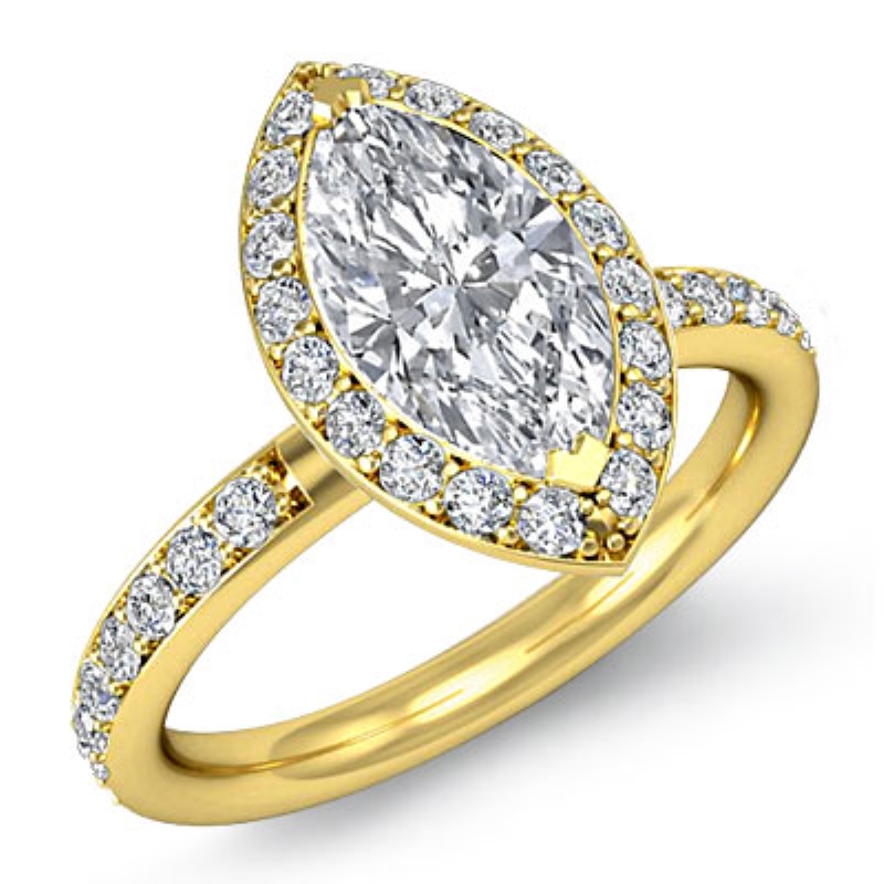  diamond Ring 14k Gold Yellow