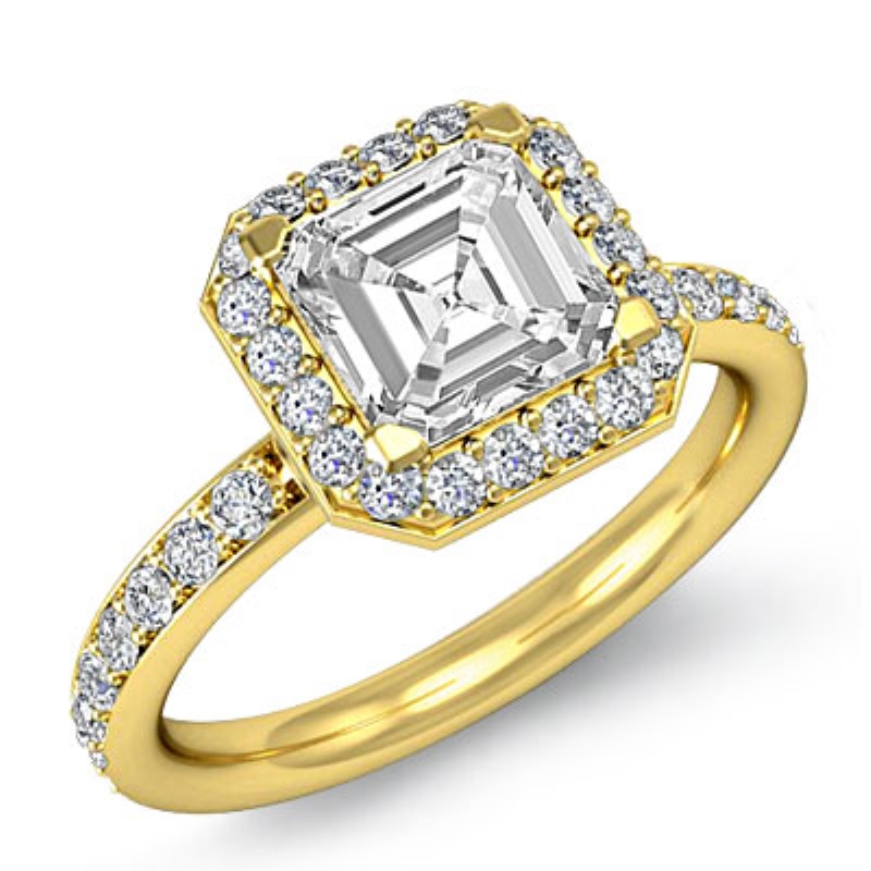  diamond Ring 18k Gold Yellow