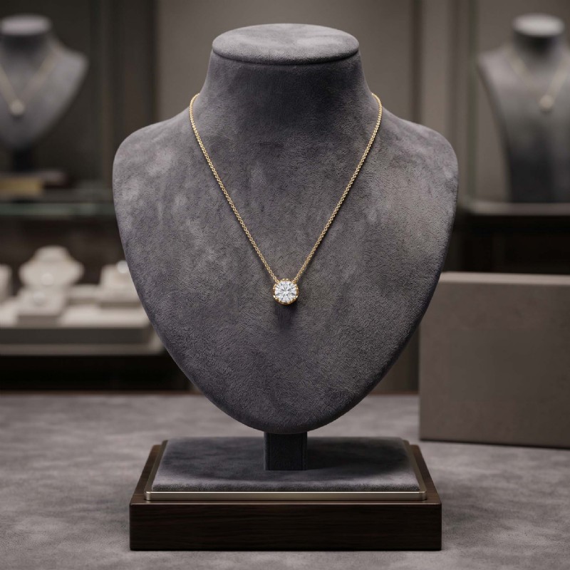  diamond Pendant 14k Gold Yellow