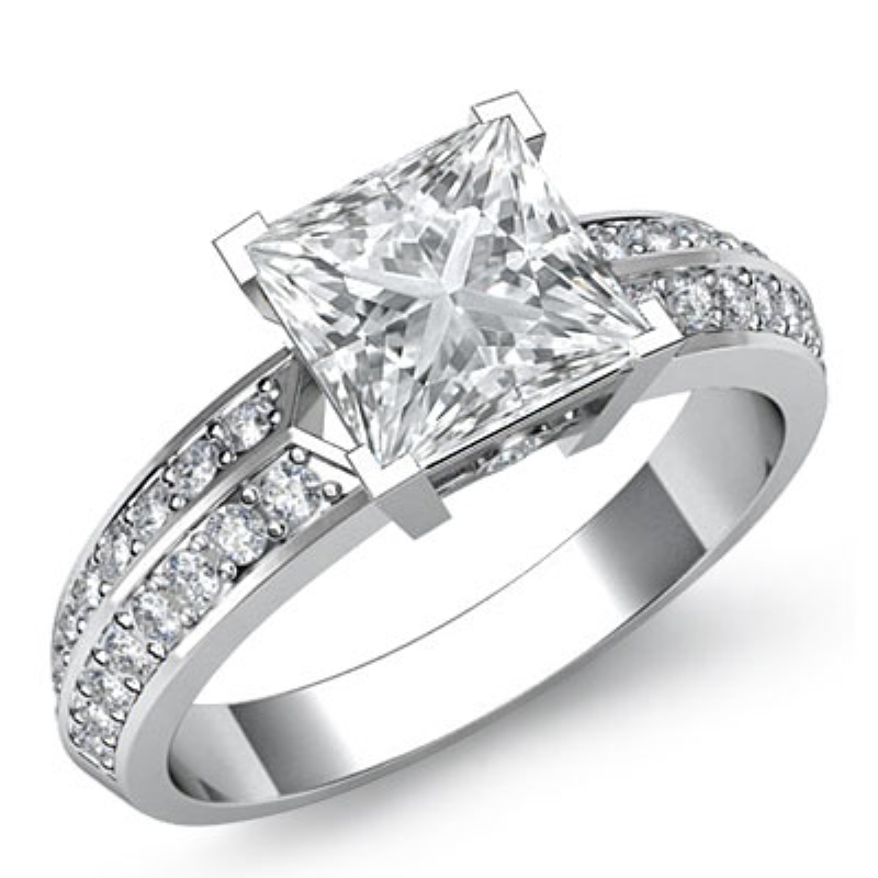  diamond Ring 14k Gold White