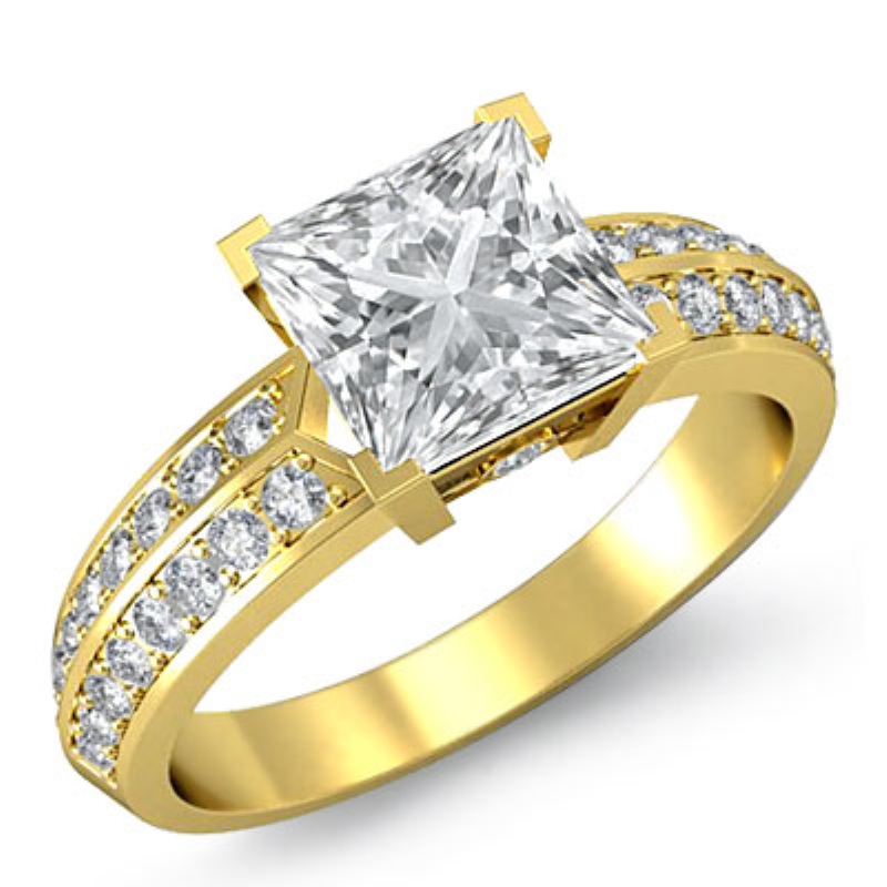  diamond Ring 14k Gold Yellow