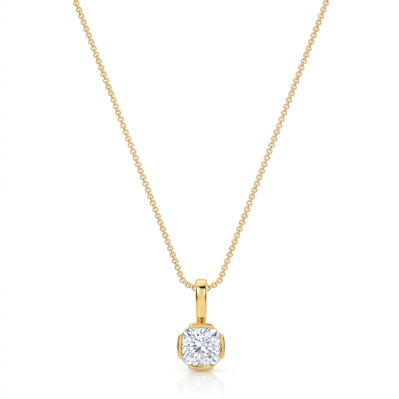  diamond Pendant 14k Gold Yellow