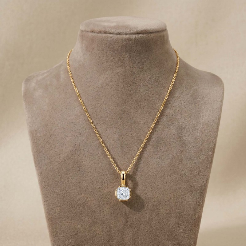  diamond Pendant 14k Gold Yellow