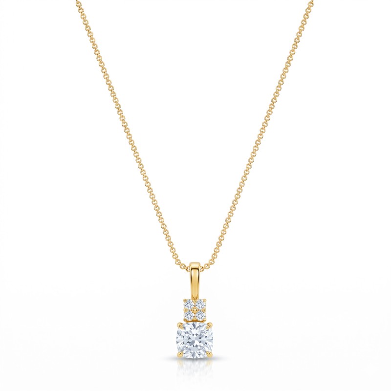  diamond Pendant 14k Gold Yellow