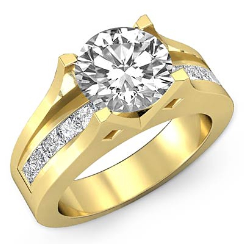  diamond Ring 14k Gold Yellow