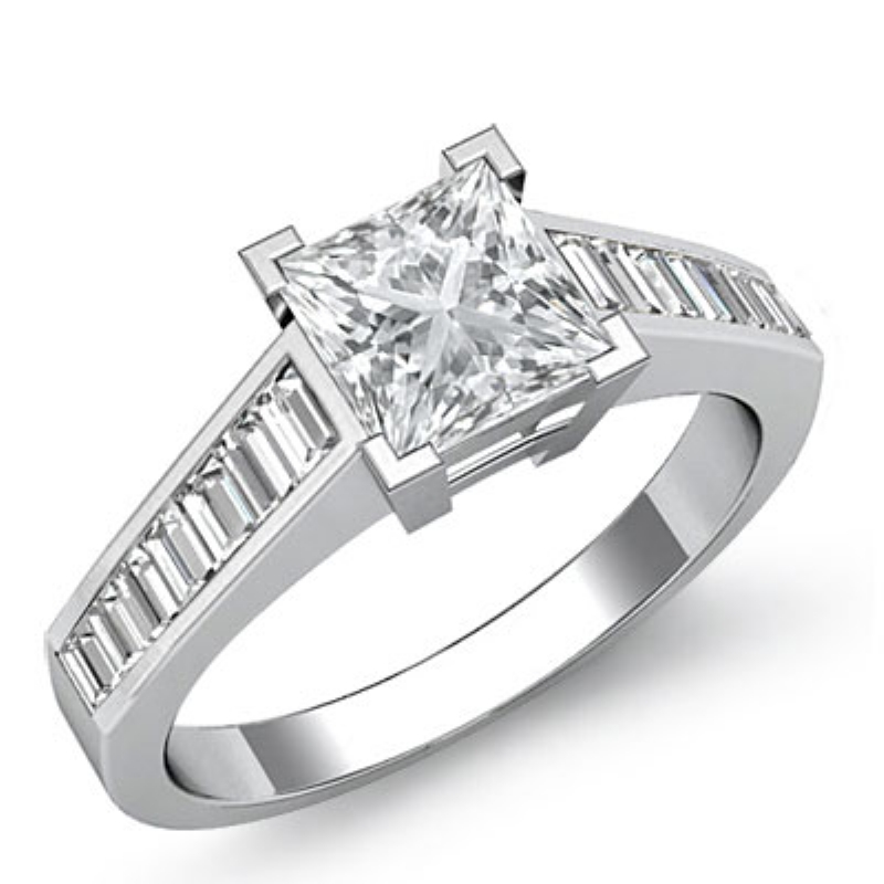  diamond Ring 14k Gold White