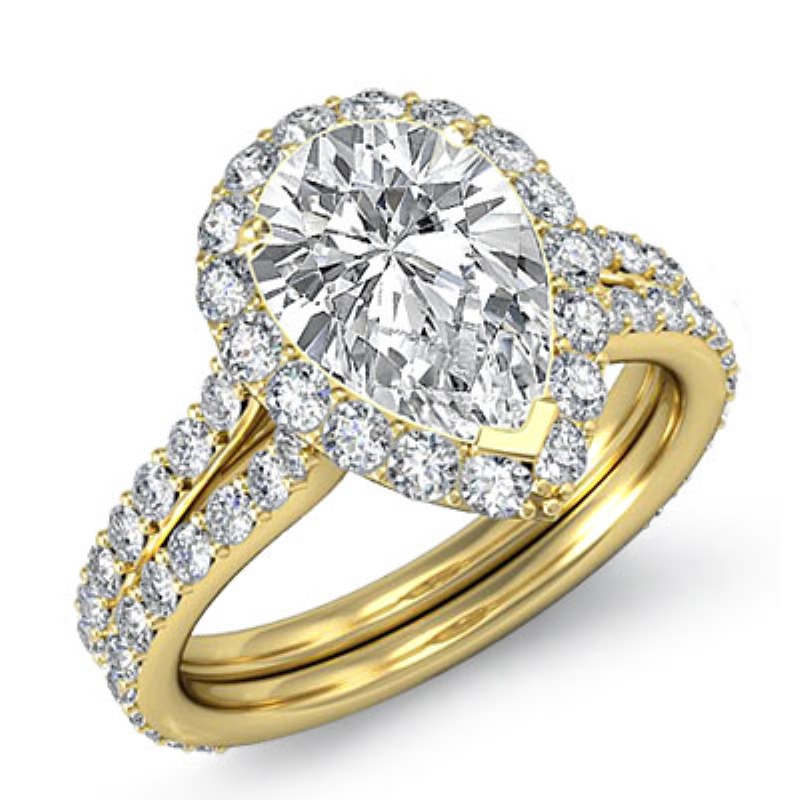  diamond Ring 14k Gold Yellow