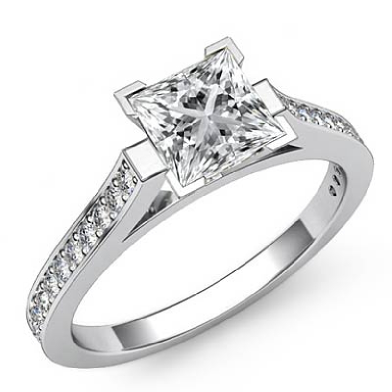  diamond Ring 14k Gold White