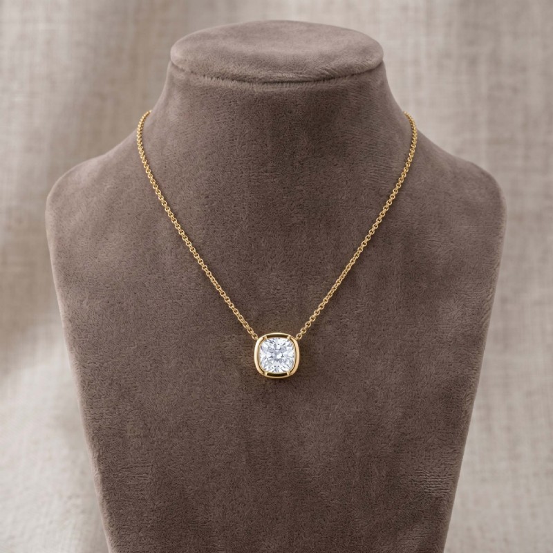  diamond Pendant 14k Gold Yellow