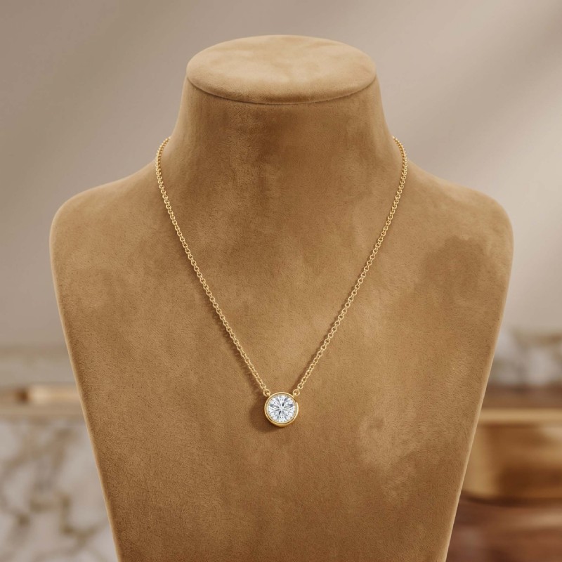  diamond Pendant 14k Gold Yellow