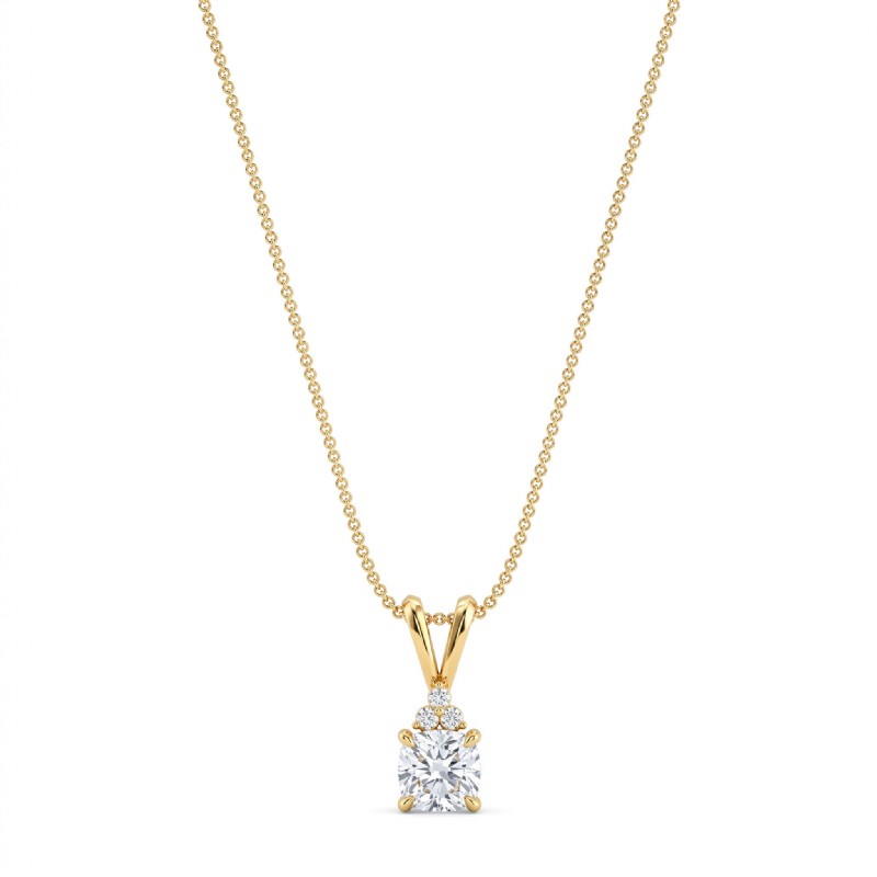  diamond Pendant 14k Gold Yellow