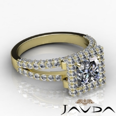 Split-Shank Pave Circa Halo diamond Hot Deals 18k Gold Yellow