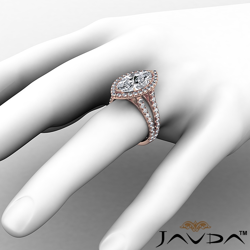  diamond Ring 18k Rose Gold
