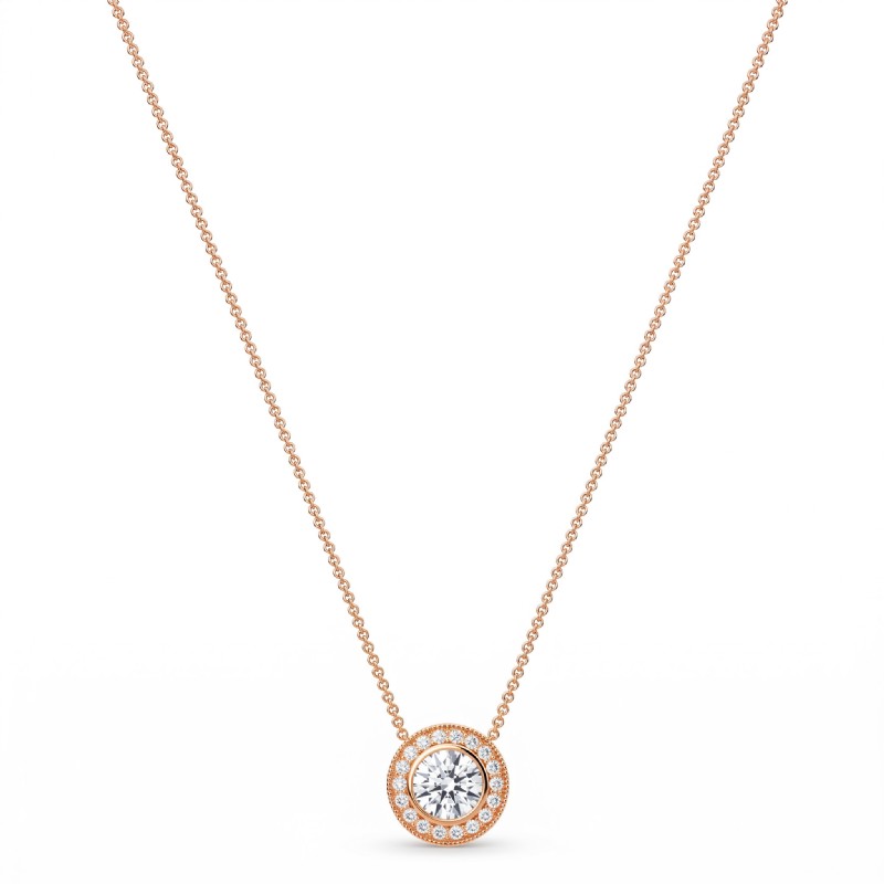  diamond  14k Rose Gold