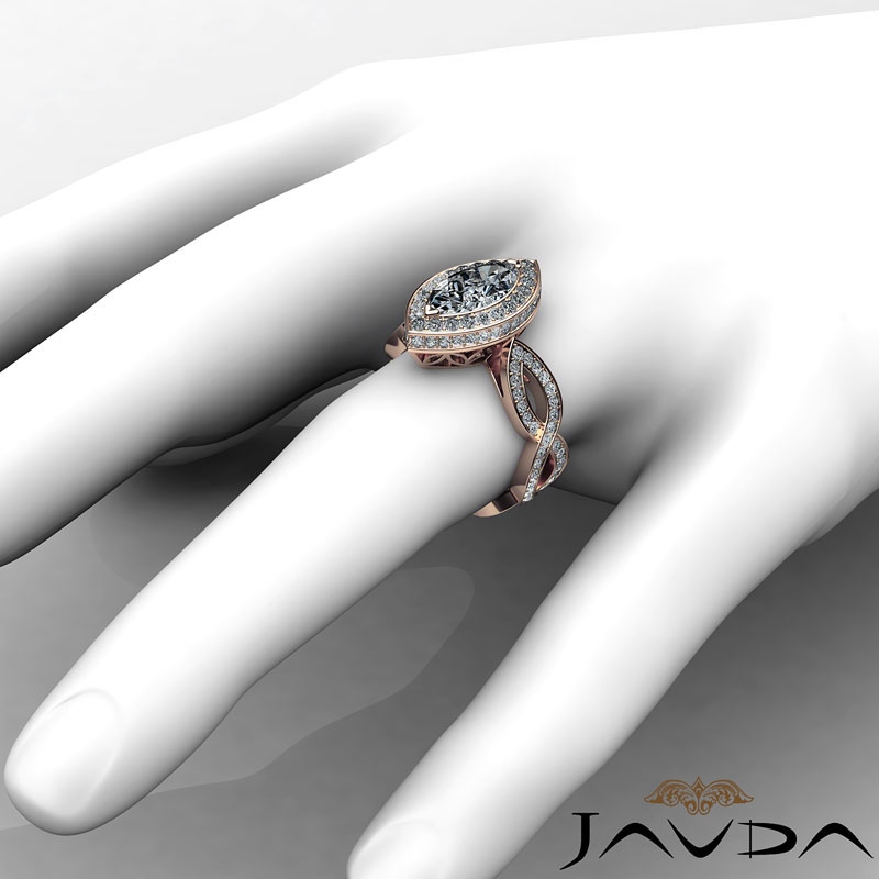  diamond Ring 14k Rose Gold