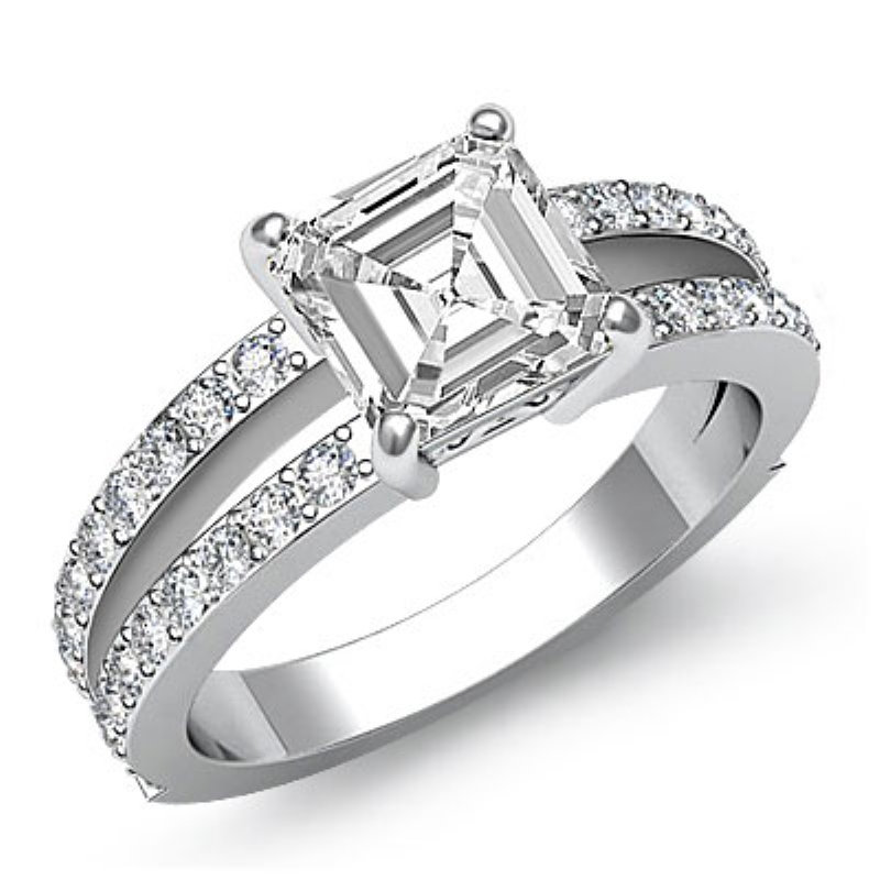  diamond Ring 14k Gold White