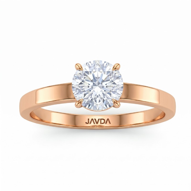  diamond Ring 14k Rose Gold