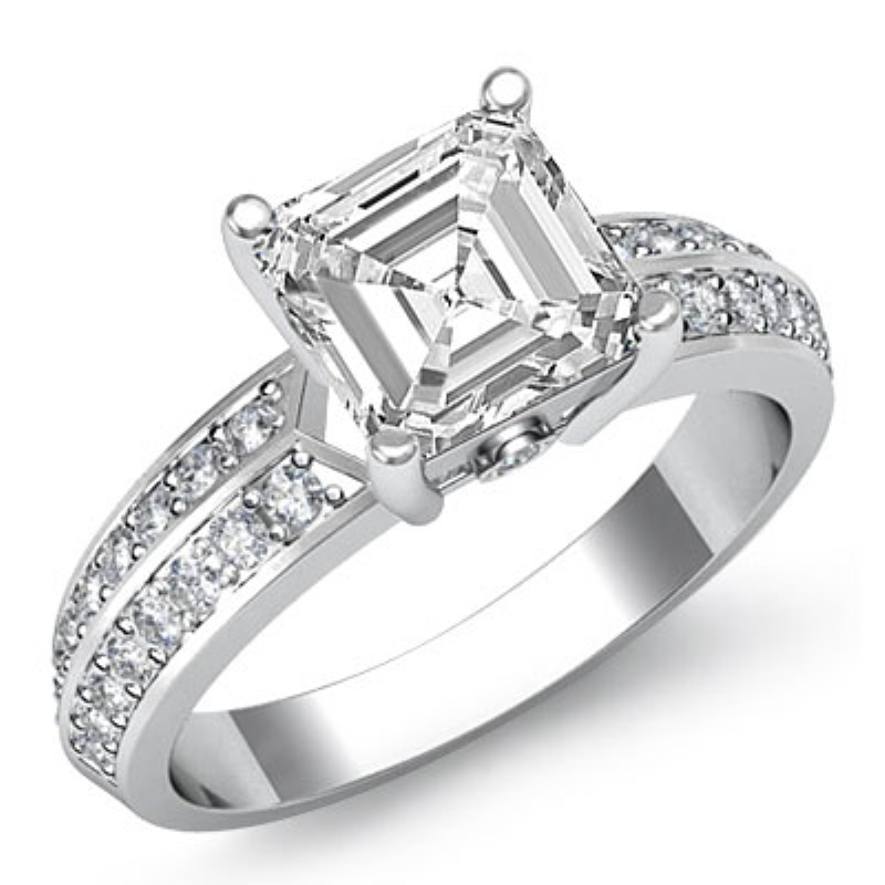  diamond Ring 14k Gold White