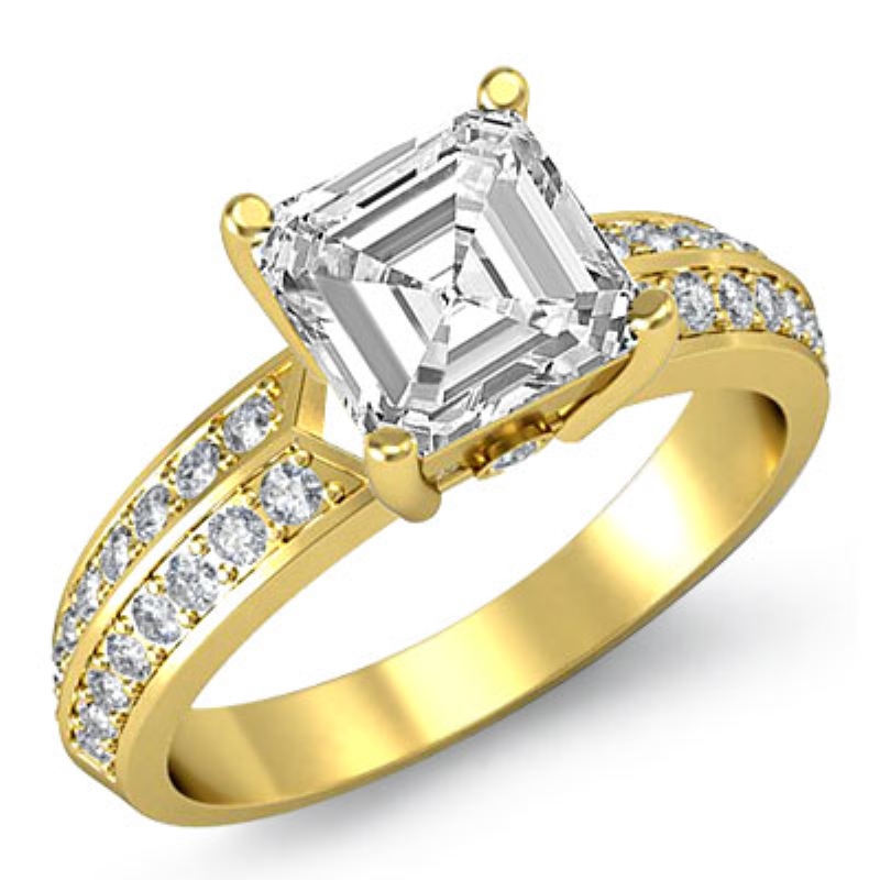  diamond Ring 18k Gold Yellow