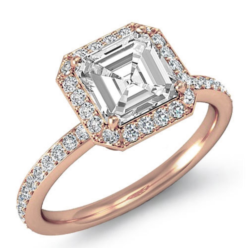  diamond Ring 14k Rose Gold