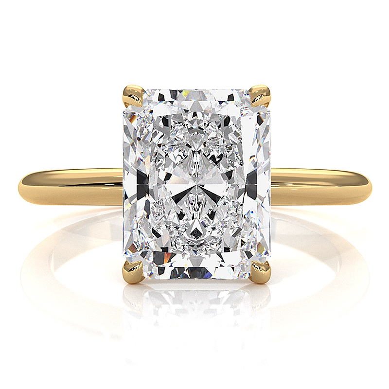  diamond Ring 14k Gold Yellow