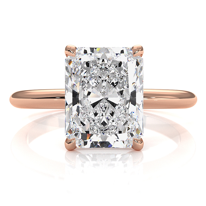  diamond Ring 14k Rose Gold