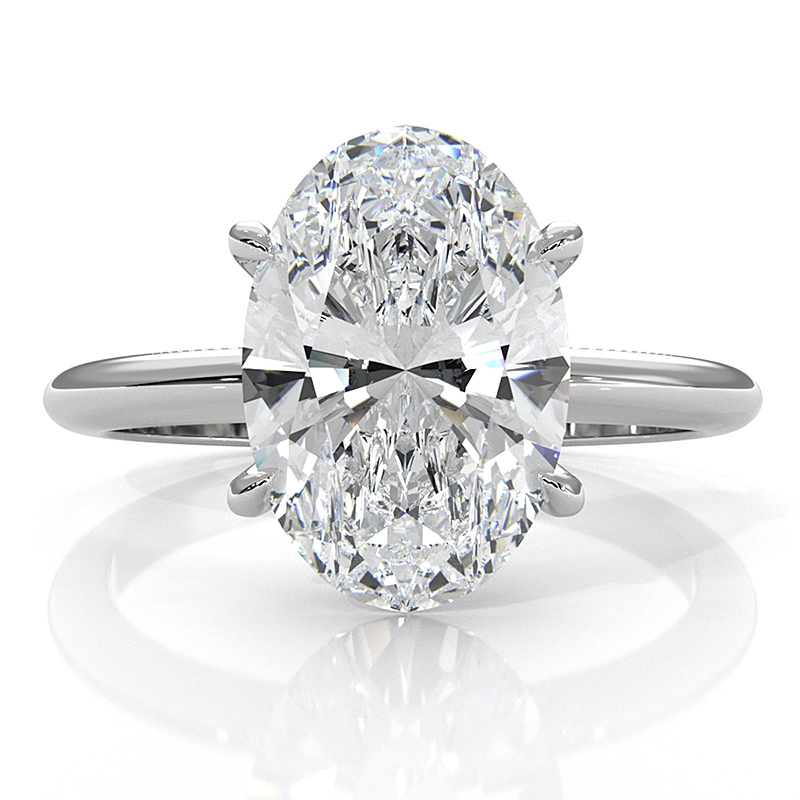  diamond Ring 14k Gold White