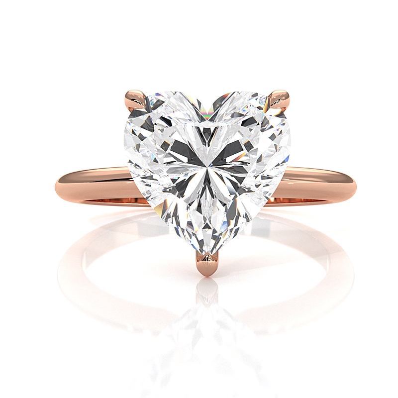  diamond Ring 18k Rose Gold
