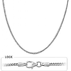 14k White Gold Franco Chain (2mm,18