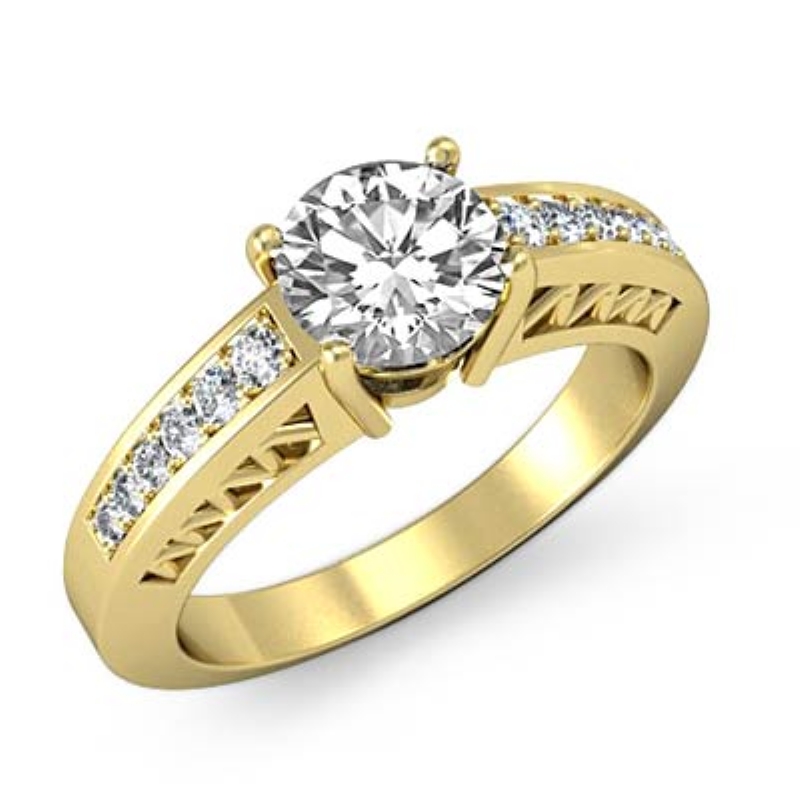  diamond Ring 14k Gold Yellow