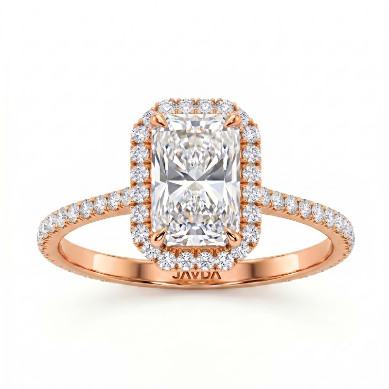  diamond Ring 14k Rose Gold