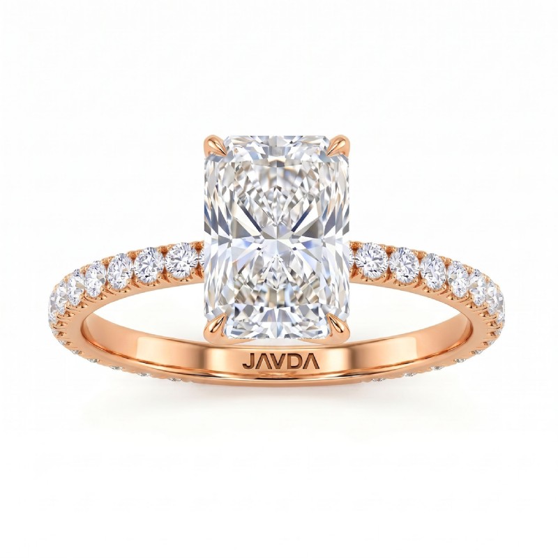  diamond Ring 14k Rose Gold