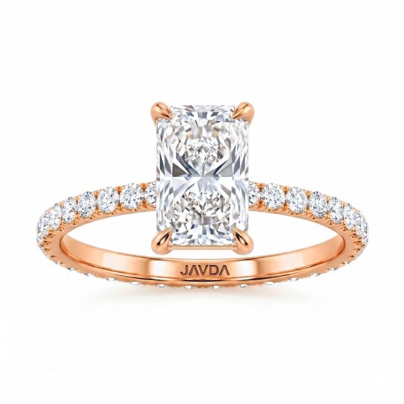  diamond Ring 14k Rose Gold