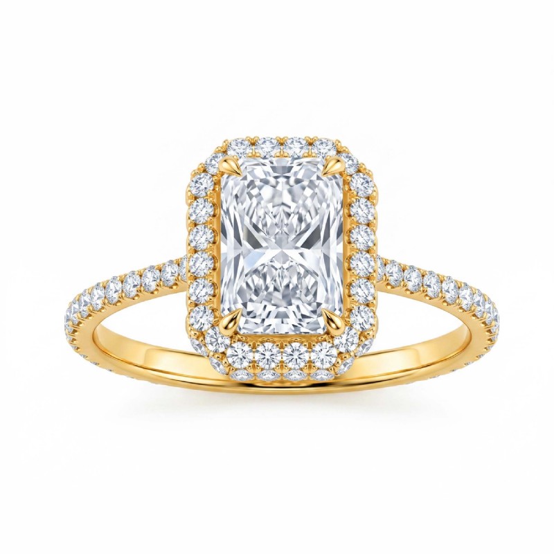  diamond Ring 14k Gold Yellow
