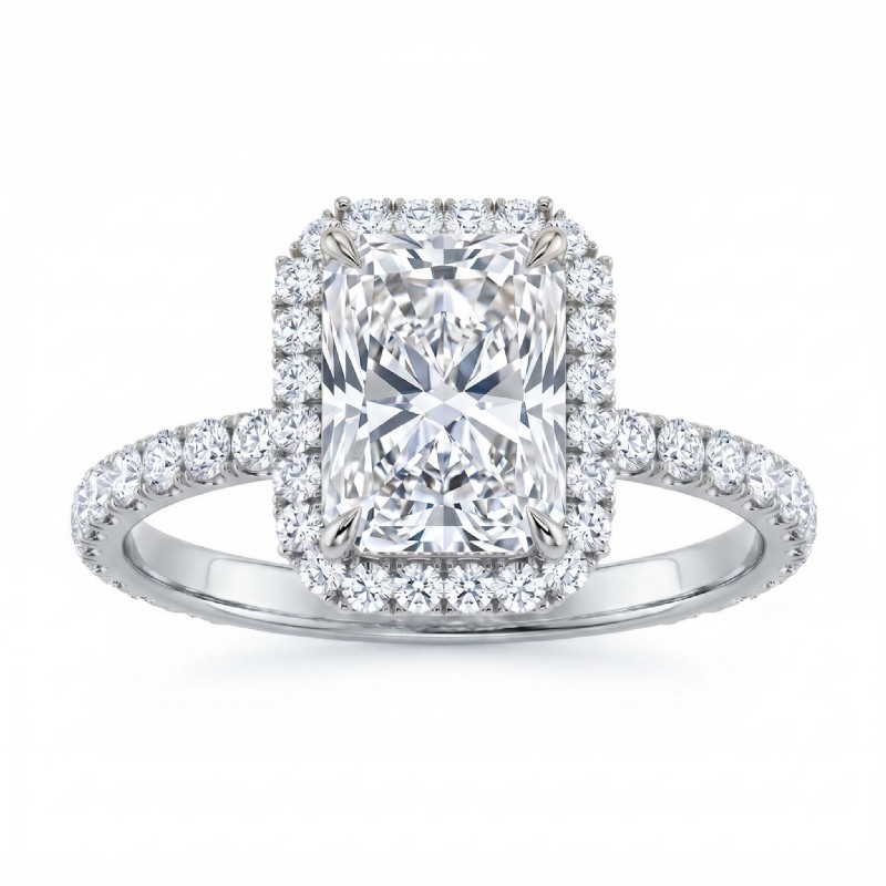  diamond Ring 14k Gold White