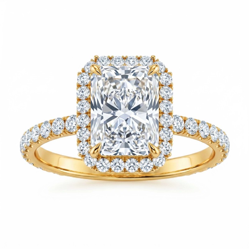  diamond Ring 14k Gold Yellow