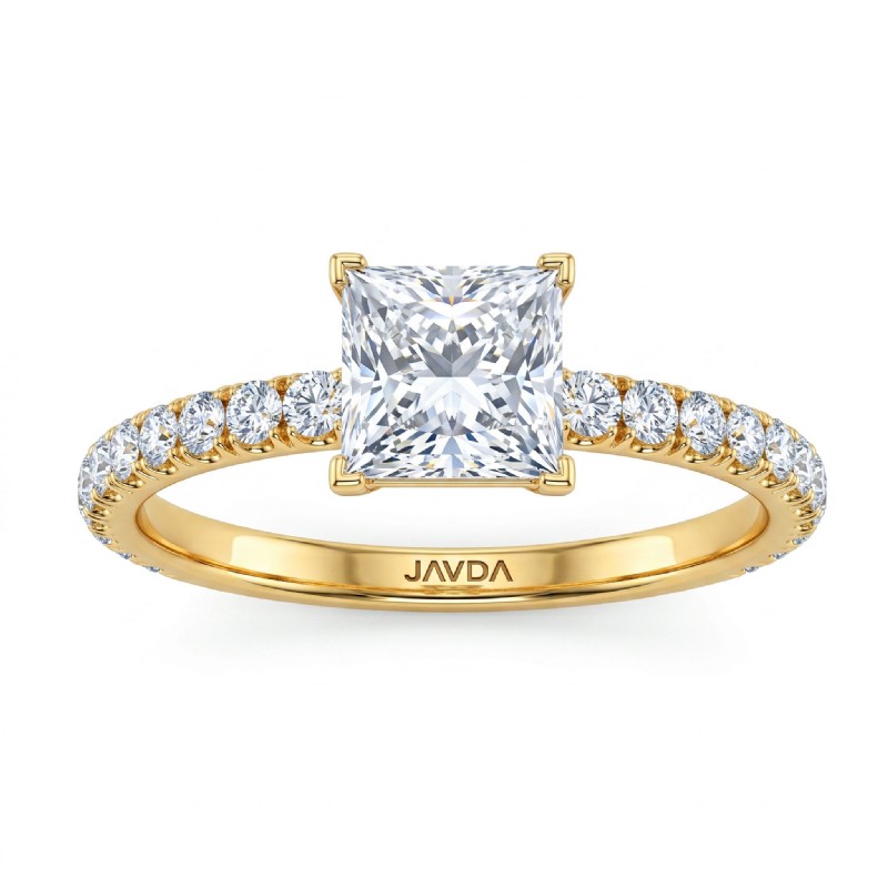 diamond Ring 14k Gold Yellow