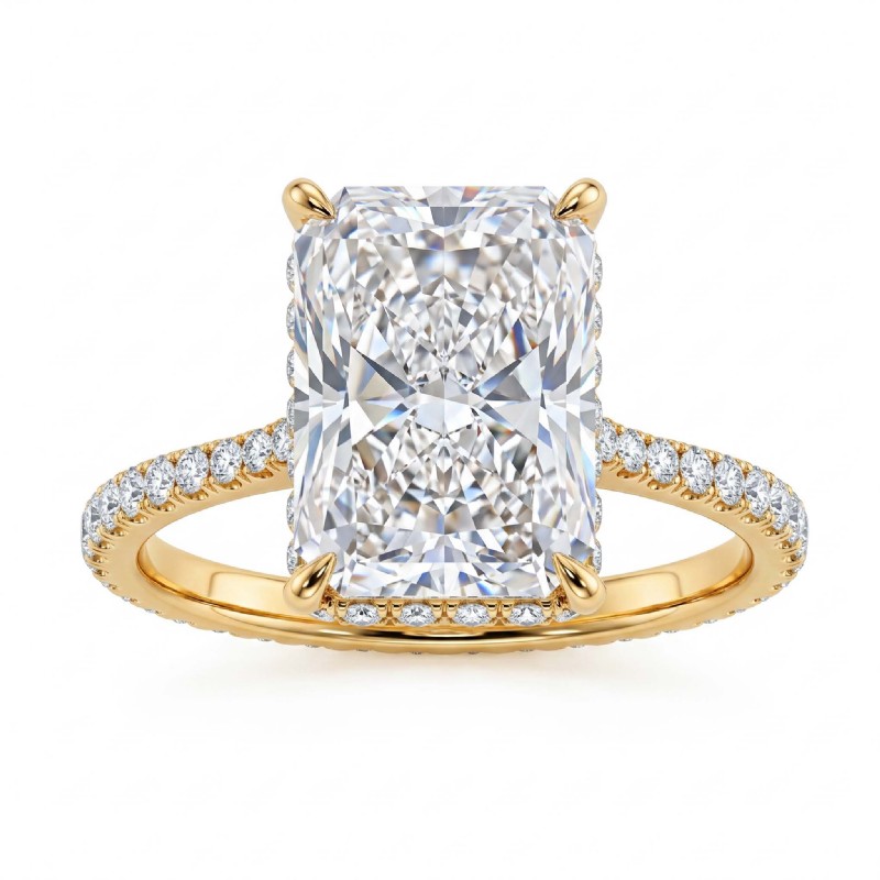  diamond Ring 14k Gold Yellow