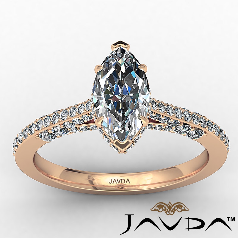  diamond Ring 14k Rose Gold