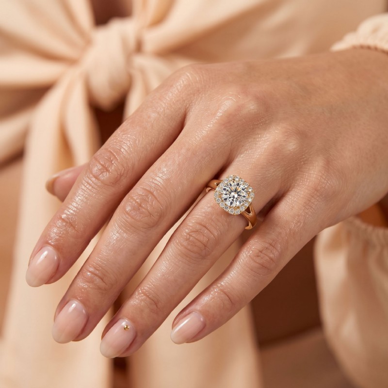  diamond Ring 14k Gold Yellow