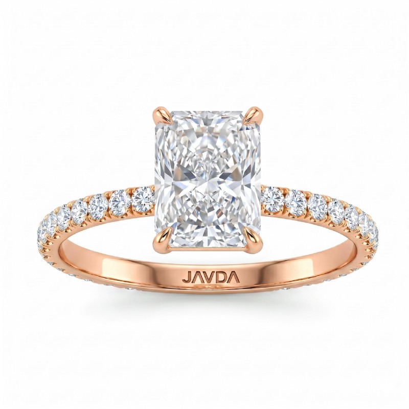  diamond Ring 14k Rose Gold