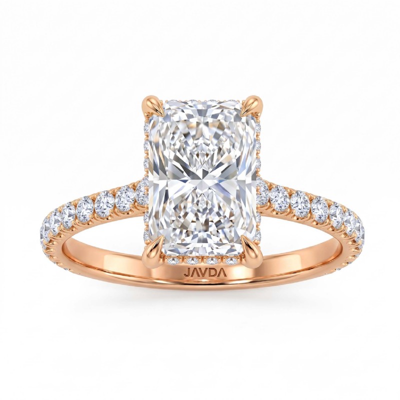  diamond Ring 14k Rose Gold