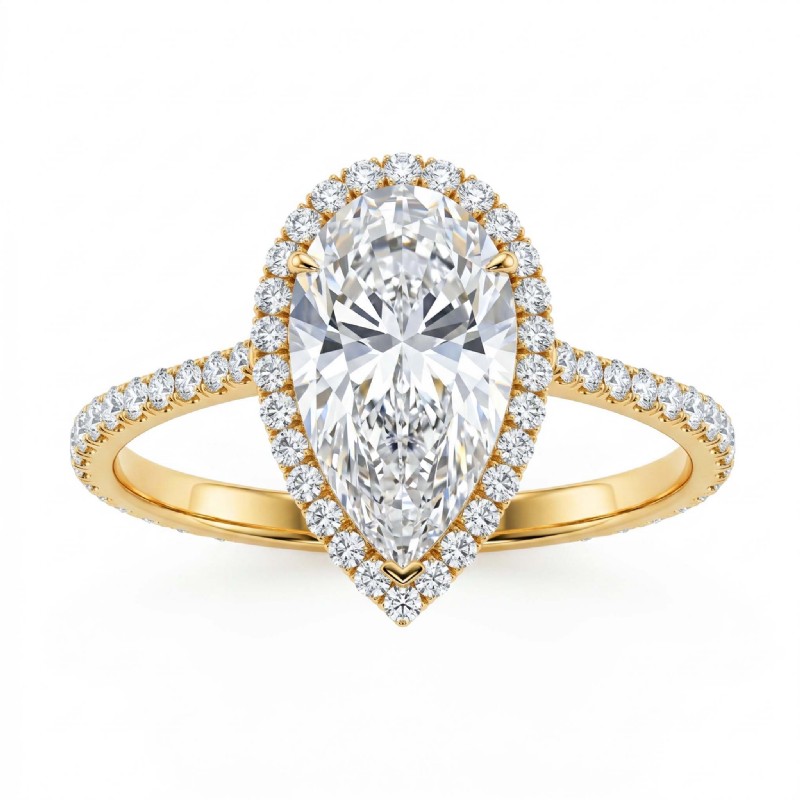  diamond Ring 14k Gold Yellow