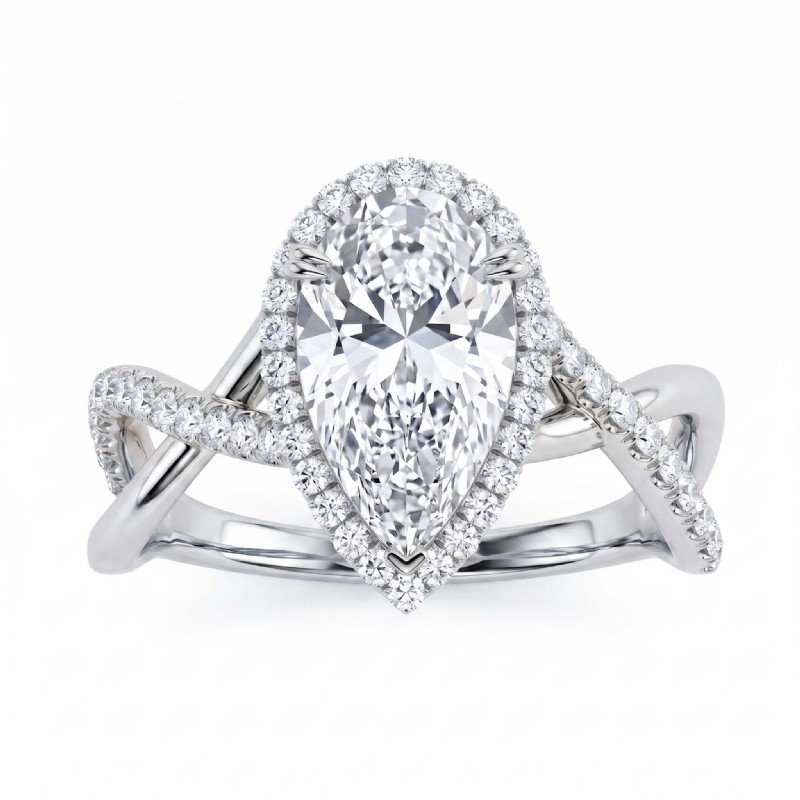  diamond Ring 14k Gold White