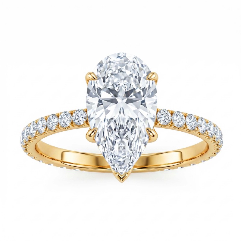  diamond Ring 14k Gold Yellow